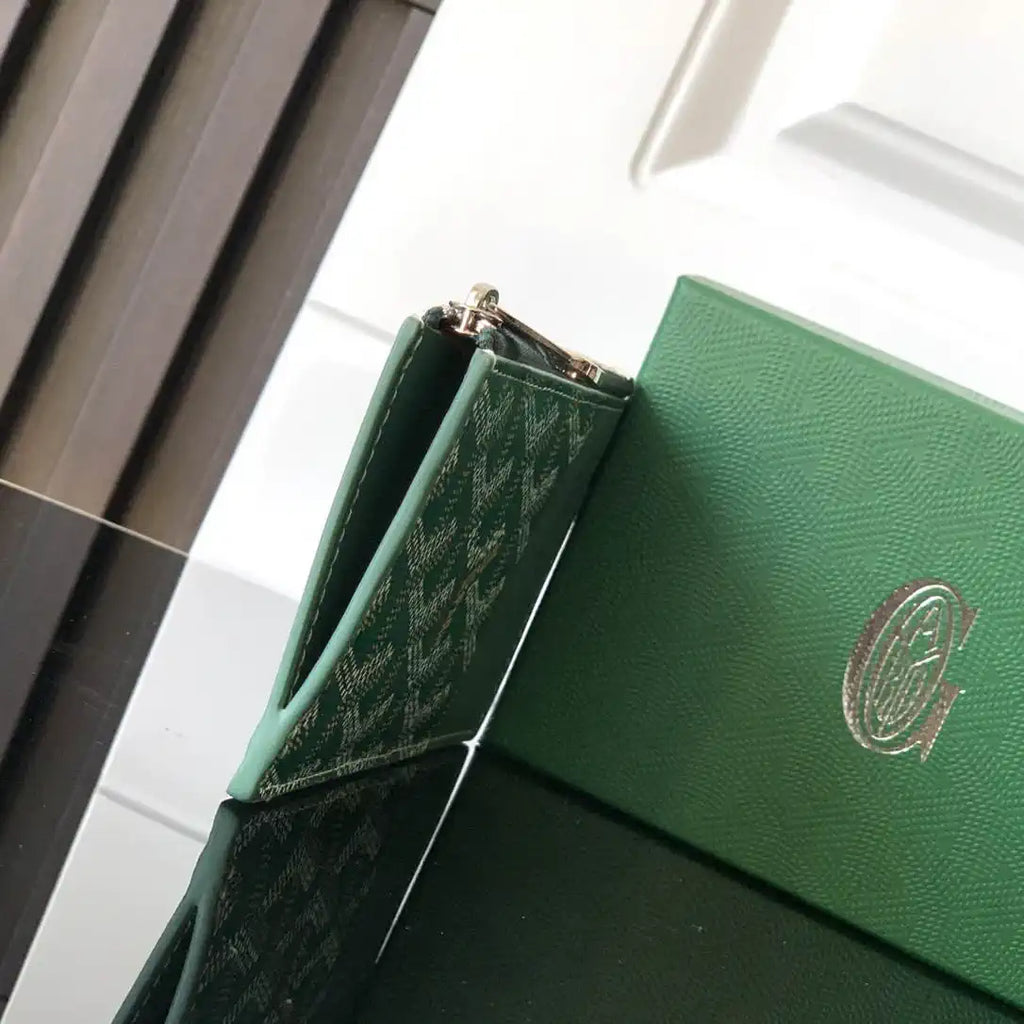 Goyard BOURBOPMLTY01CL03P Bourbon zipped card holder G25167
