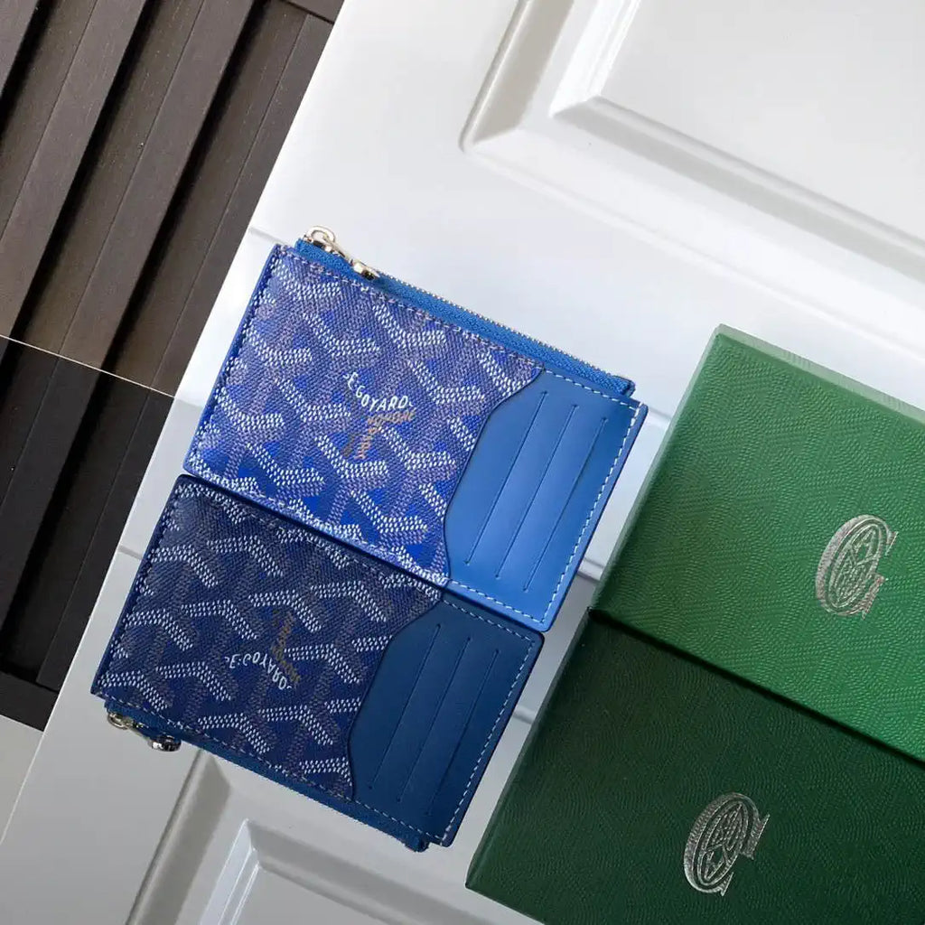 Goyard BOURBOPMLTY01CL03P Bourbon zipped card holder G25168