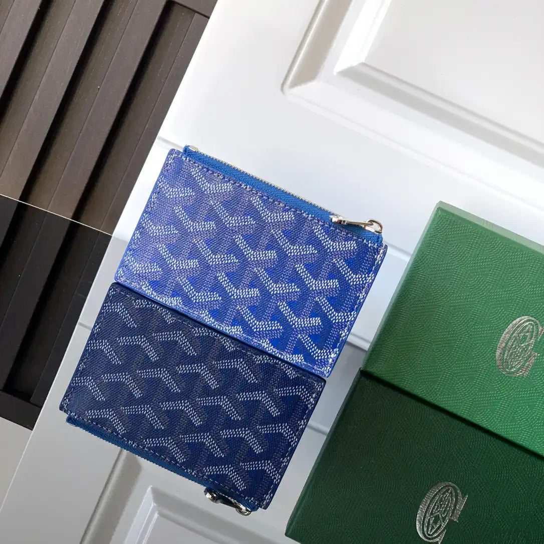 Goyard BOURBOPMLTY01CL03P Bourbon zipped card holder G25168