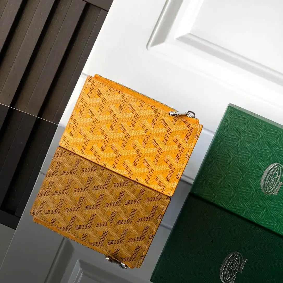 Goyard BOURBOPMLTY01CL03P Bourbon zipped card holder G25169