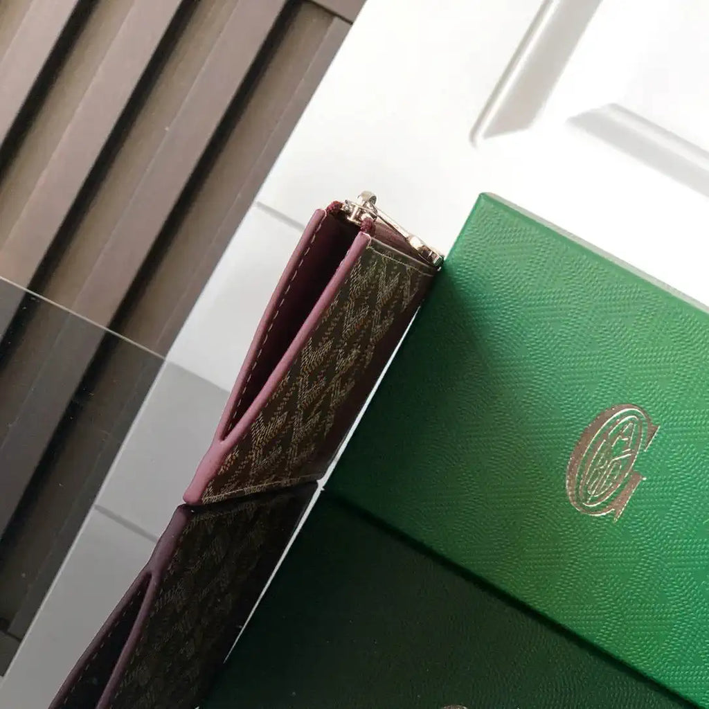 Goyard BOURBOPMLTY01CL03P Bourbon zipped card holder G25170