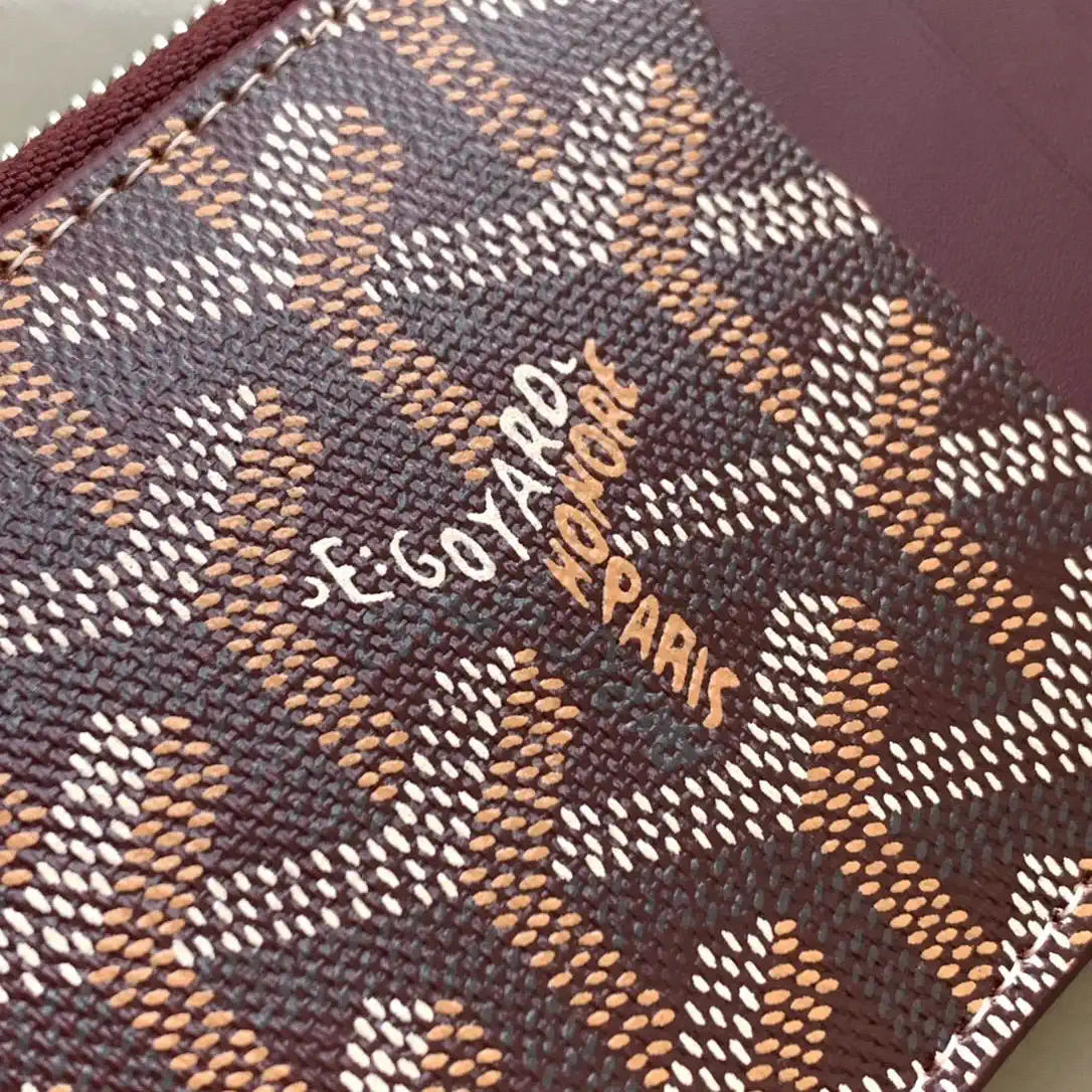 Goyard BOURBOPMLTY01CL03P Bourbon zipped card holder G25170