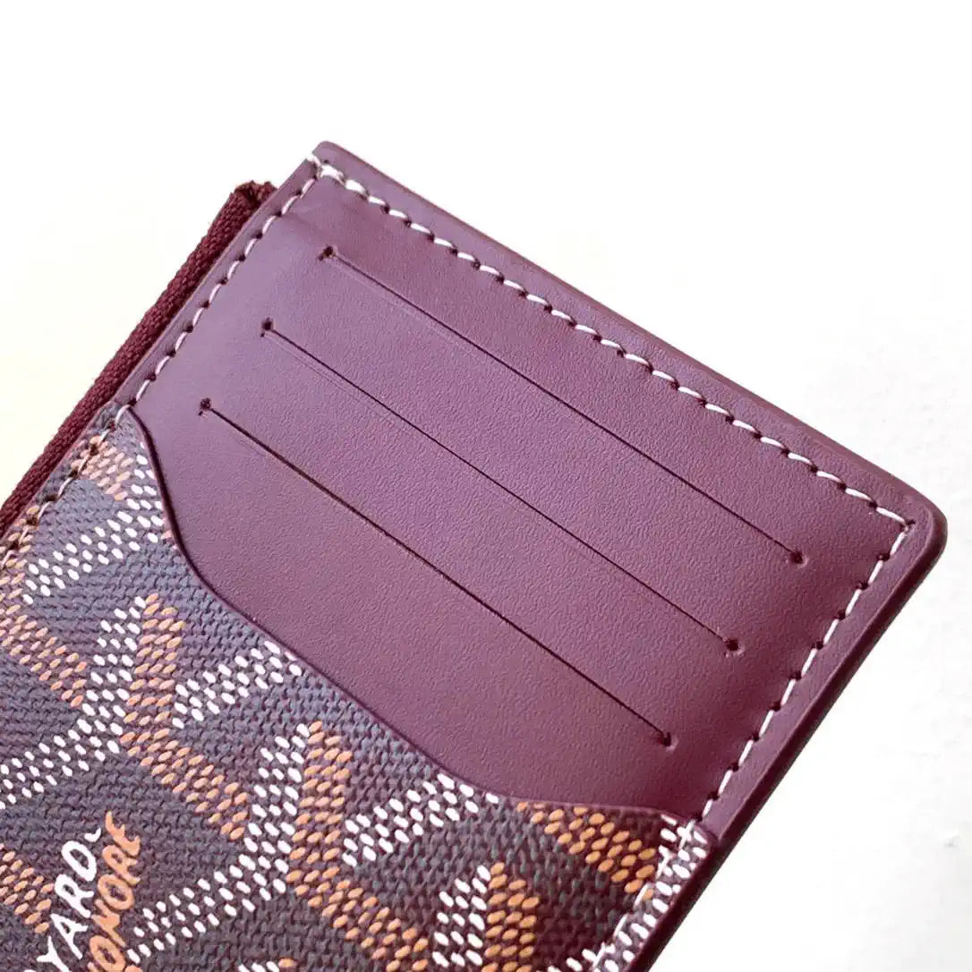 Goyard BOURBOPMLTY01CL03P Bourbon zipped card holder G25170