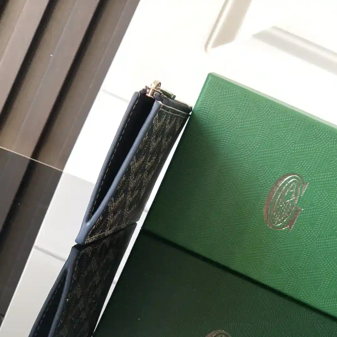 Goyard BOURBOPMLTY01CL03P Bourbon zipped card holder G25172