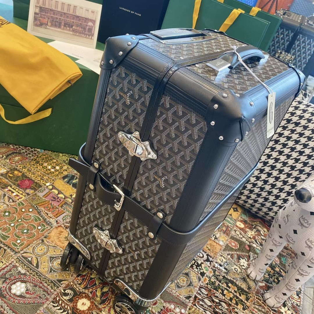 Goyard BOURG2PMLTY01CL03P Bourget PM Trolley Case G99012 Black