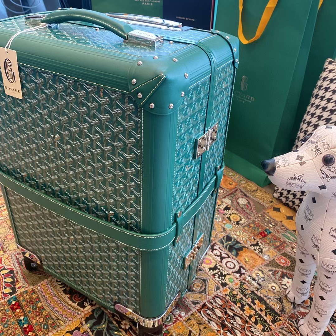 Goyard BOURG2PMLTY01CL03P Bourget PM Trolley Case G99013 Green - Default Title - View 3