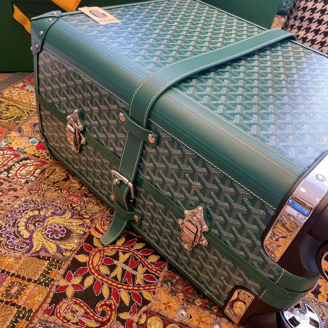Goyard BOURG2PMLTY01CL03P Bourget PM Trolley Case G99013 Green - Default Title - View 4
