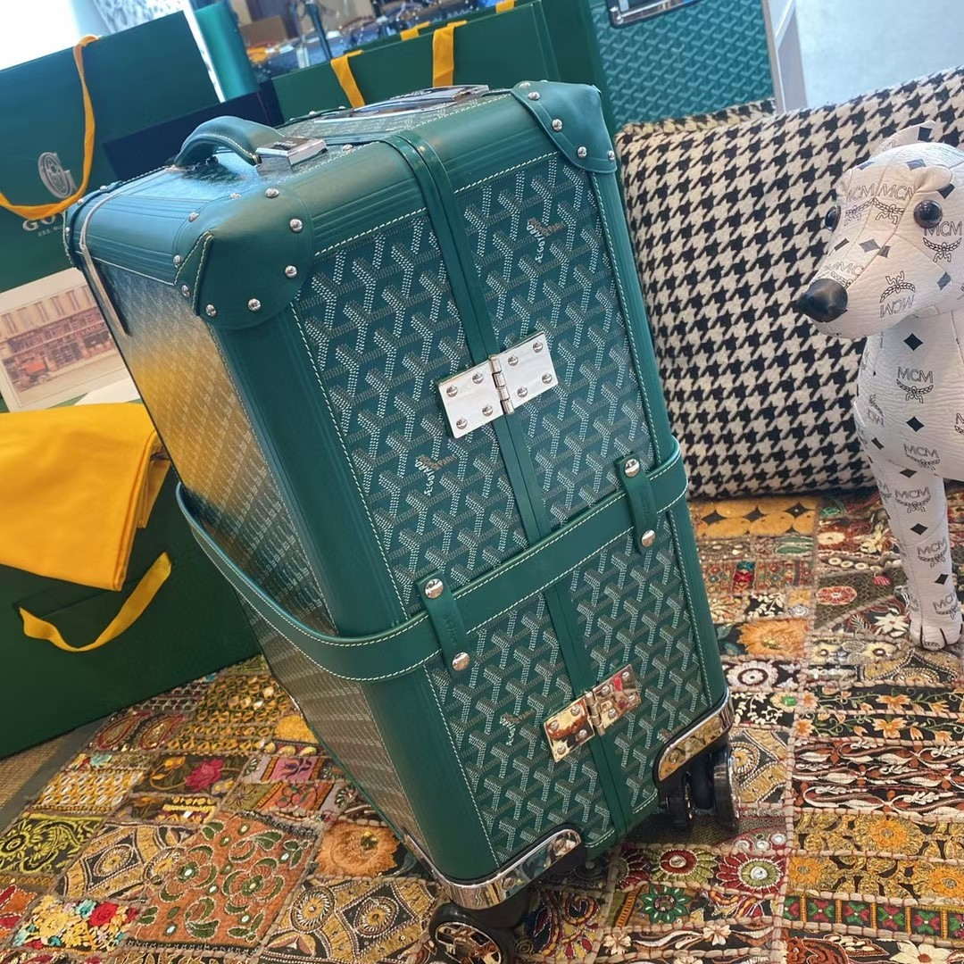 Goyard BOURG2PMLTY01CL03P Bourget PM Trolley Case G99013 Green - Default Title - View 6