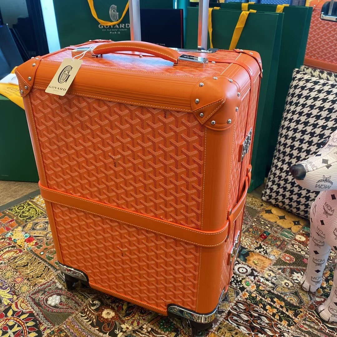 Goyard BOURG2PMLTY01CL03P Bourget PM Trolley Case G99014 Orange - Default Title - View 2