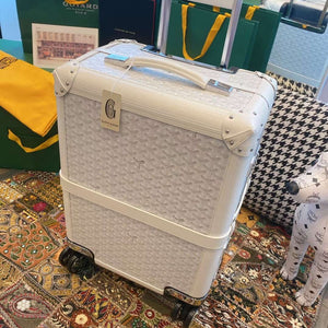 Goyard BOURG2PMLTY01CL03P Bourget PM Trolley Case G99015 White - Default Title - View 1