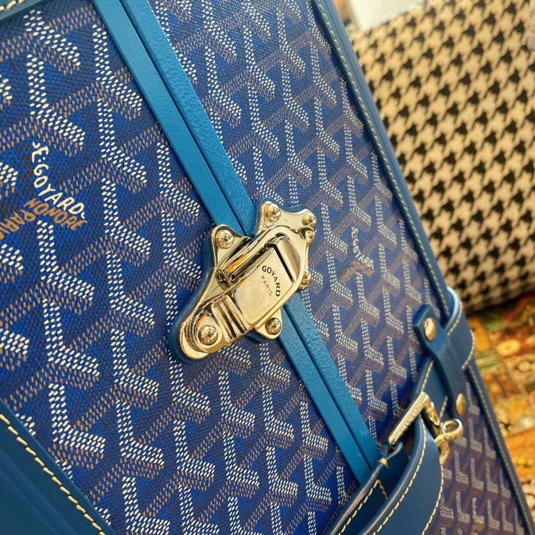 Goyard BOURG2PMLTY01CL03P Bourget PM Trolley Case G99016 Blue - Default Title - View 3
