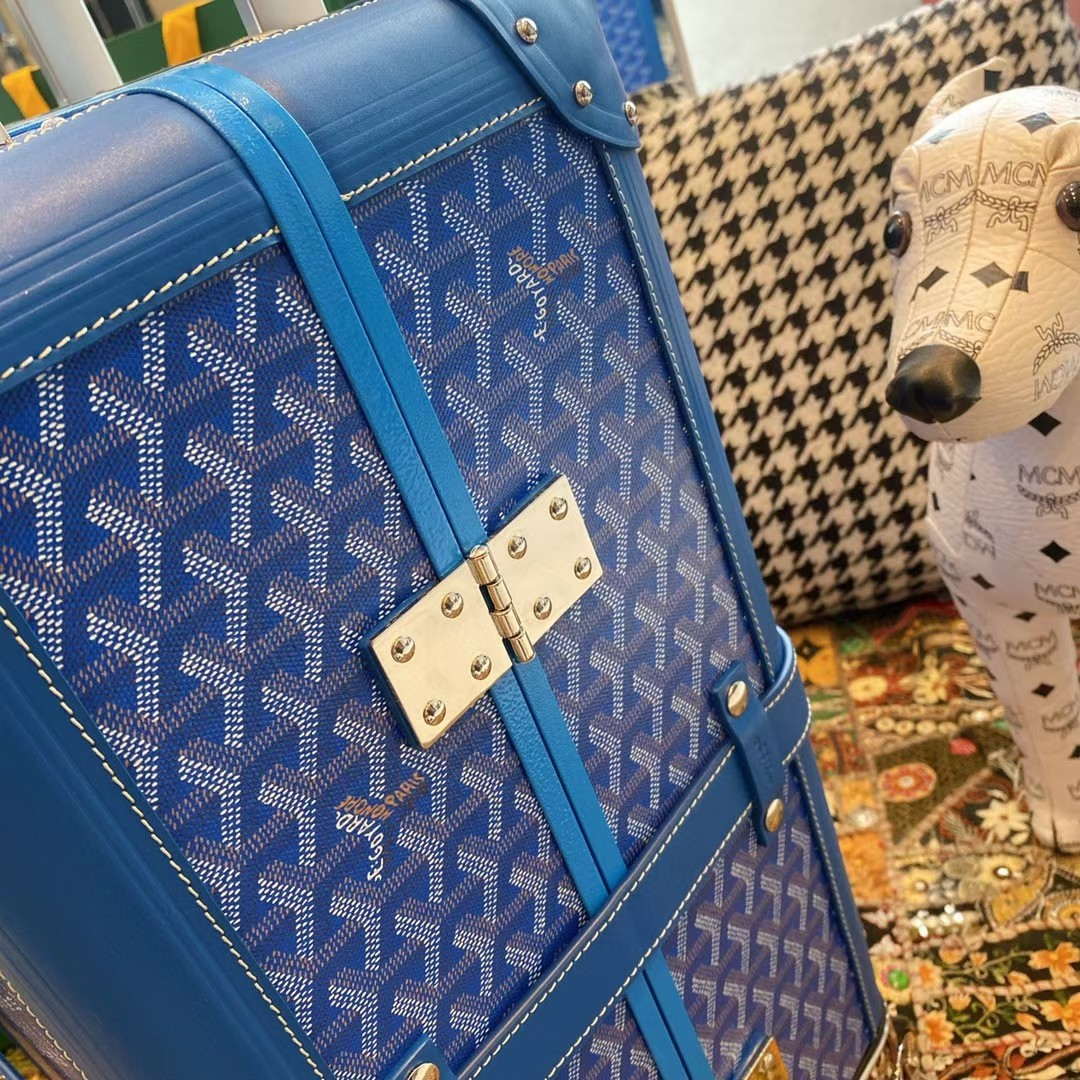Goyard BOURG2PMLTY01CL03P Bourget PM Trolley Case G99016 Blue - Default Title - View 8