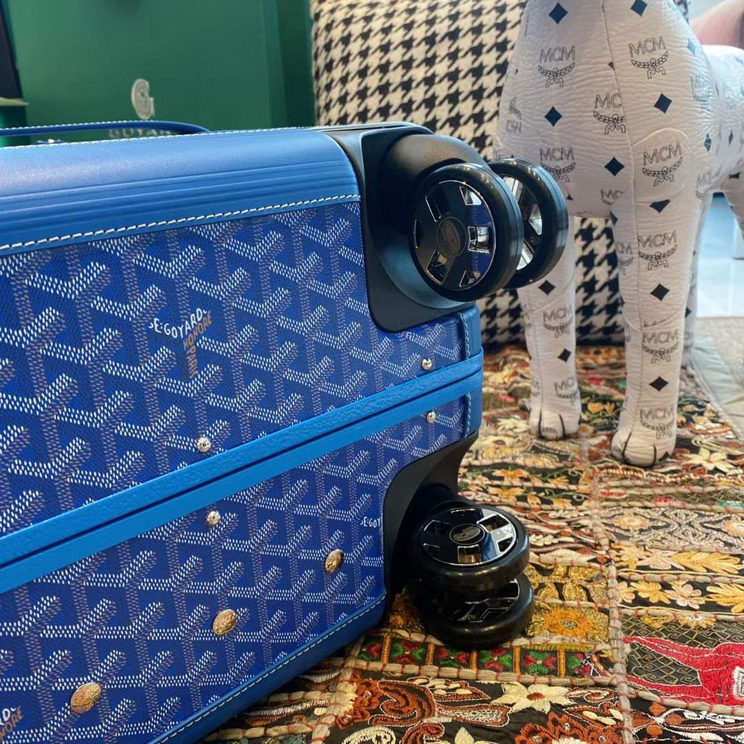 Goyard BOURG2PMLTY01CL03P Bourget PM Trolley Case G99016 Blue