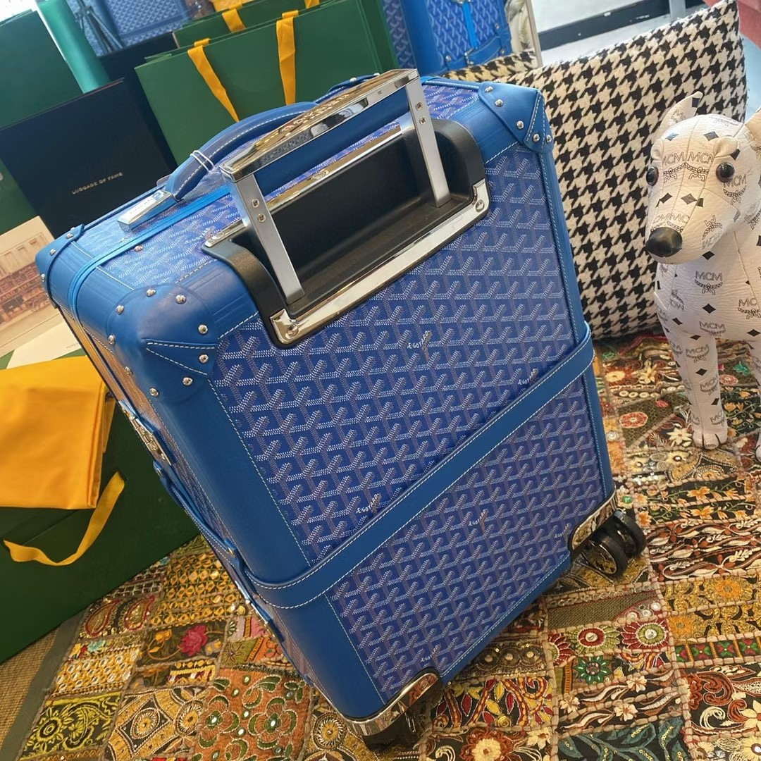 Goyard BOURG2PMLTY01CL03P Bourget PM Trolley Case G99016 Blue