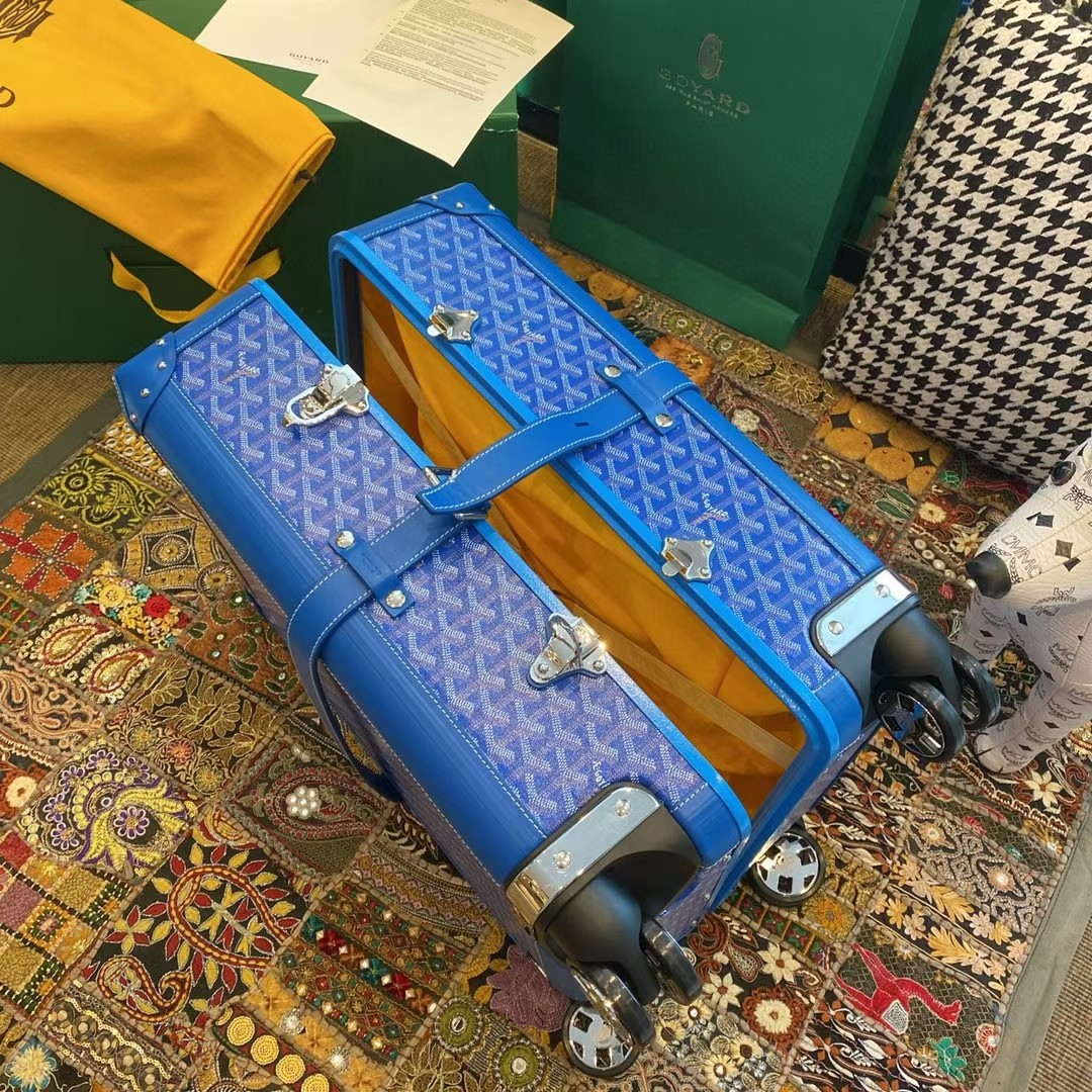 Goyard BOURG2PMLTY01CL03P Bourget PM Trolley Case G99016 Blue - Default Title - View 18
