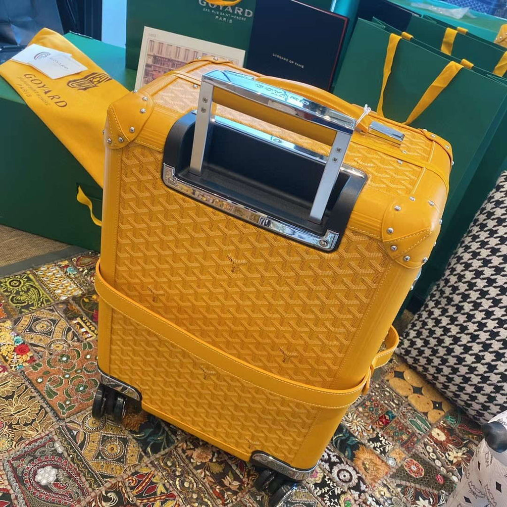 Goyard BOURG2PMLTY01CL03P Bourget PM Trolley Case G99017 Yellow