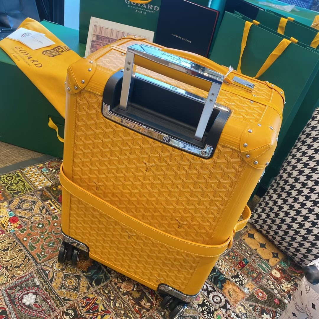 Goyard BOURG2PMLTY01CL03P Bourget PM Trolley Case G99017 Yellow