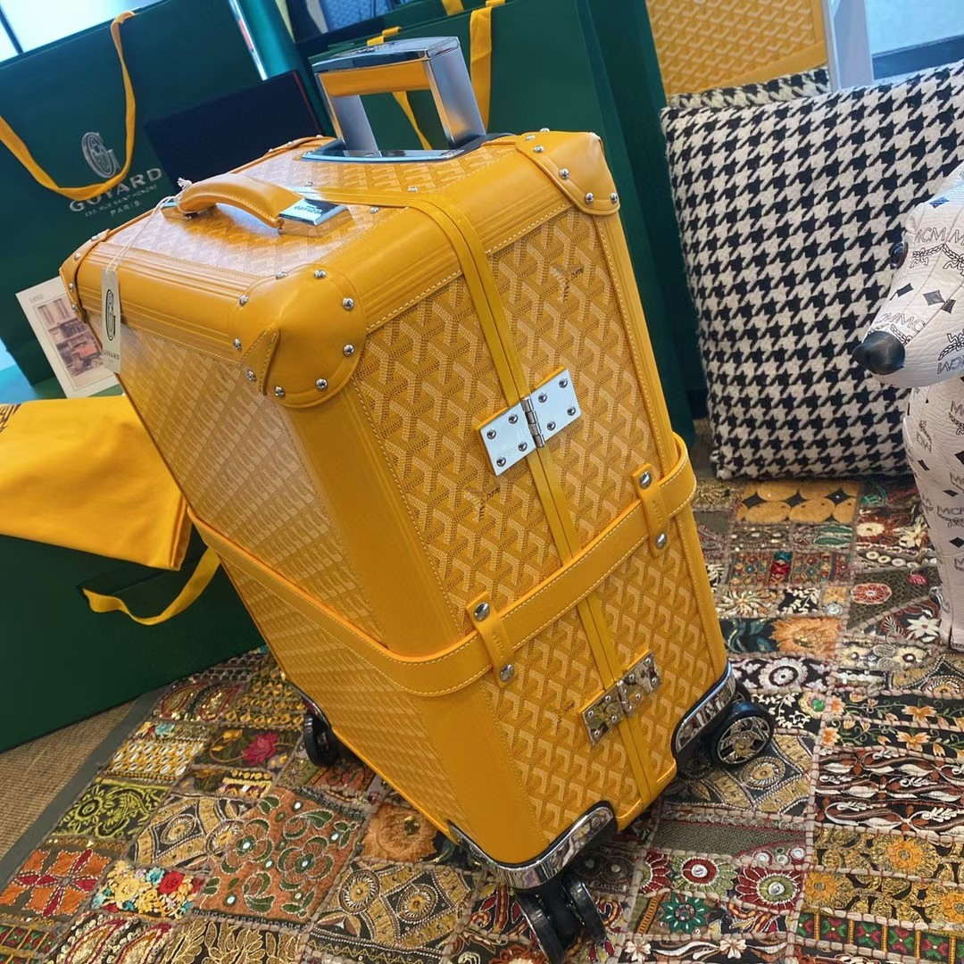Goyard BOURG2PMLTY01CL03P Bourget PM Trolley Case G99017 Yellow - Default Title - View 3