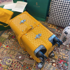 Goyard BOURG2PMLTY01CL03P Bourget PM Trolley Case G99017 Yellow - Default Title - View 6