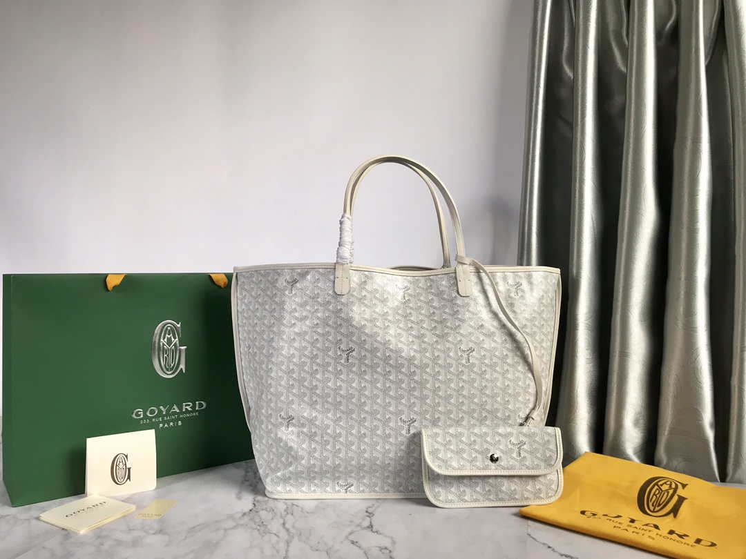 Goyard GMLCG09TY09P Anjou GM Bag White - Default Title - View 1