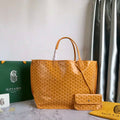 Goyard GMLCG09TY09P Anjou GM Bag Yellow - Default Title - View 1