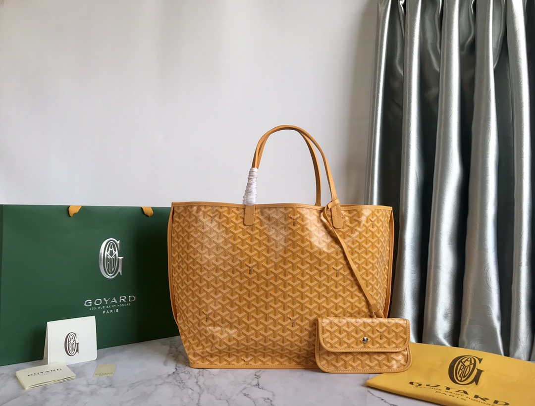 Goyard GMLCG09TY09P Anjou GM Bag Yellow - Default Title - View 1