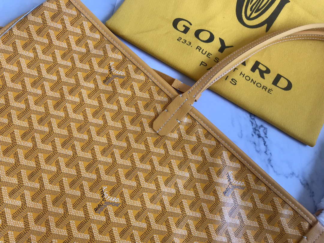 Goyard GMLCG09TY09P Anjou GM Bag Yellow - Default Title - View 5