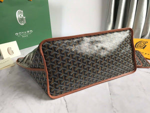 Goyard GMLCG09TY09P Anjou GM Bag Brown with black - Default Title - View 5