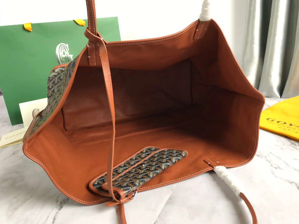 Goyard GMLCG09TY09P Anjou GM Bag Brown with black