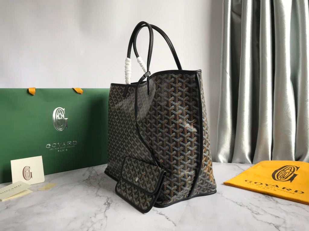Goyard GMLCG09TY09P Anjou GM Bag Black with Brown