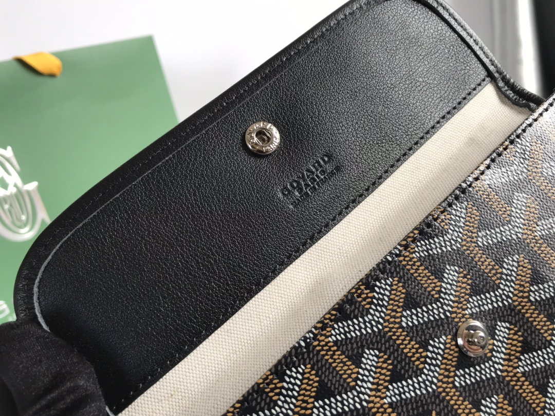 Goyard GMLCG09TY09P Anjou GM Bag Black with Brown - Default Title - View 7