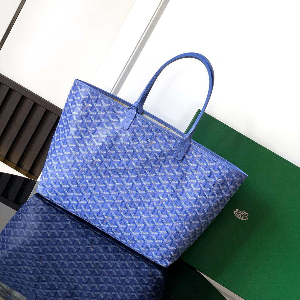 Goyard GMLCG09TY09P Anjou SAINT LOUIS GM Bag Blue