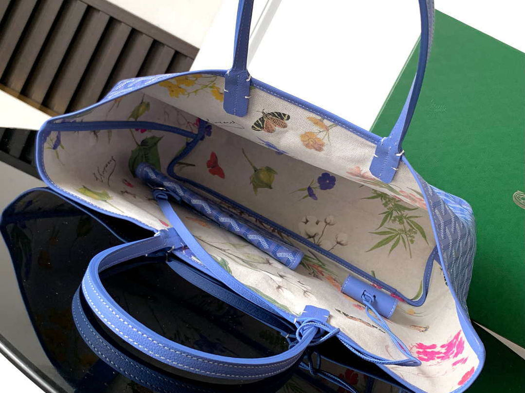 Goyard GMLCG09TY09P Anjou SAINT LOUIS GM Bag Blue