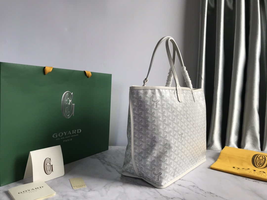 Goyard GMLTY01CL03P Saint Louis GM Bag White - Default Title - View 3