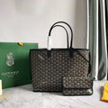 Goyard GMLTY01CL03P Saint Louis GM Bag Brown with Blacck - Default Title - View 1