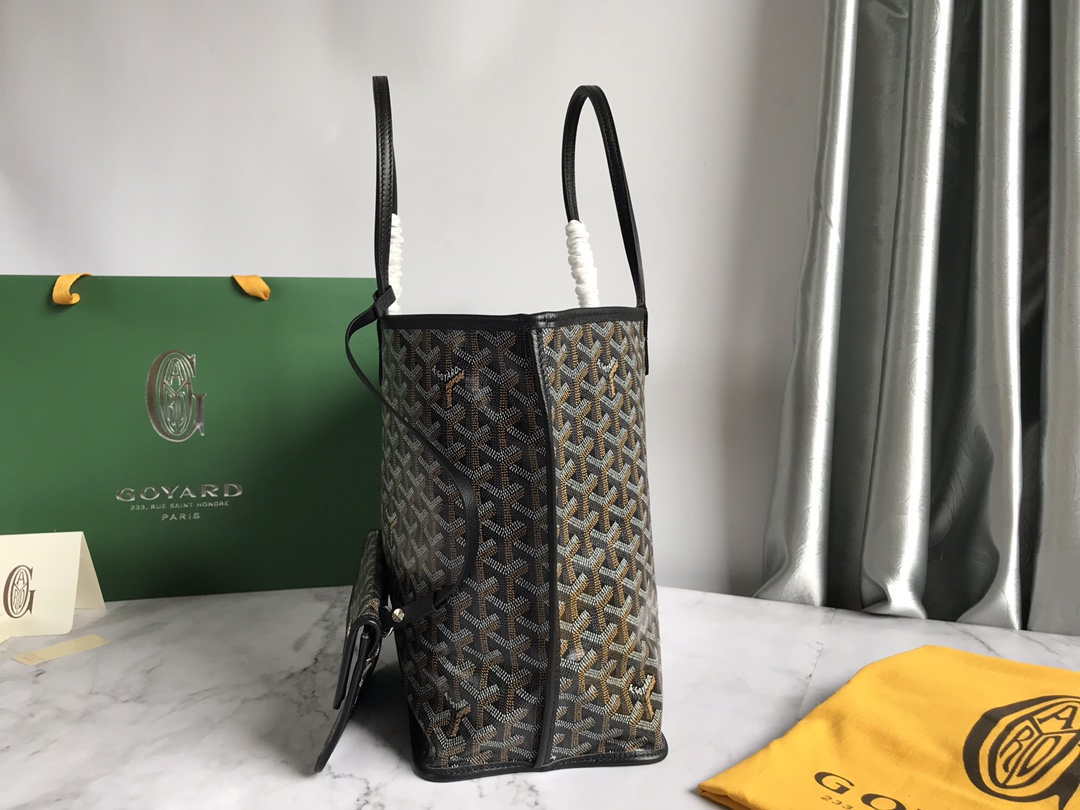 Goyard GMLTY01CL03P Saint Louis GM Bag Brown with Blacck