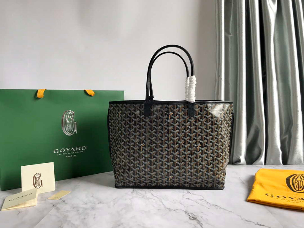 Goyard GMLTY01CL03P Saint Louis GM Bag Brown with Blacck