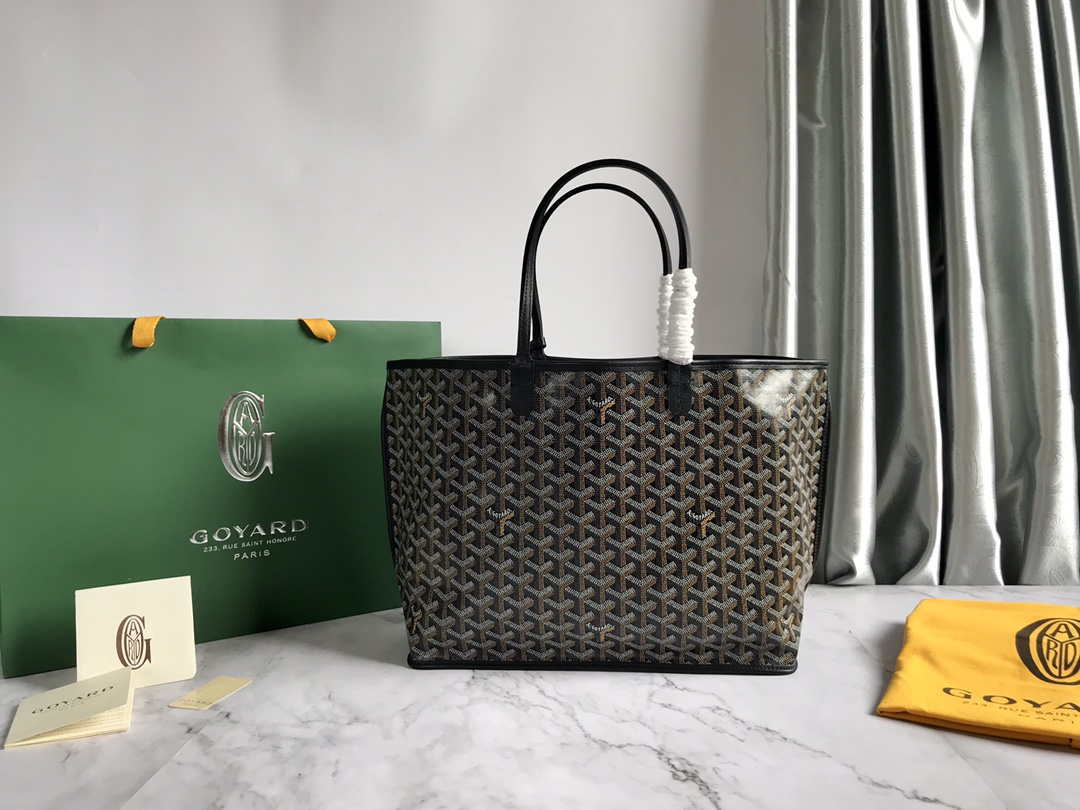 Goyard GMLTY01CL03P Saint Louis GM Bag Brown with Blacck - Default Title - View 3