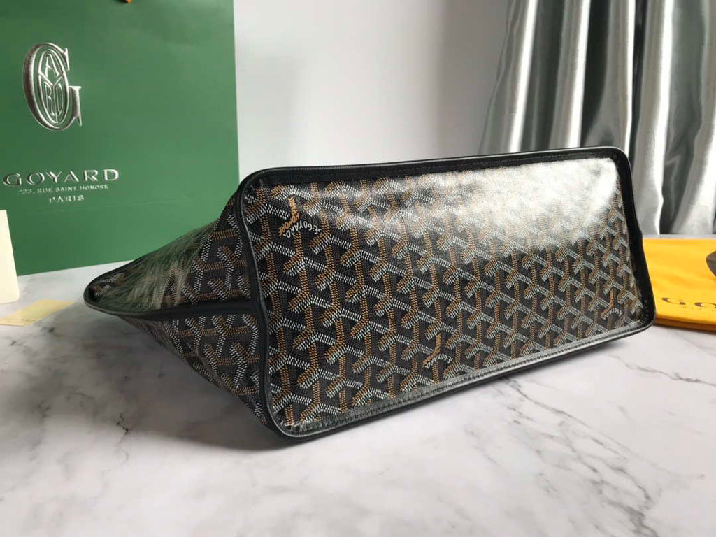 Goyard GMLTY01CL03P Saint Louis GM Bag Brown with Blacck
