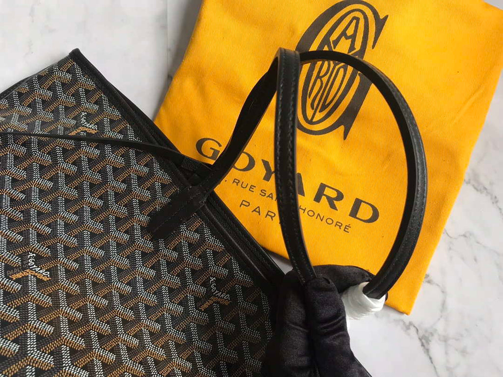 Goyard GMLTY01CL03P Saint Louis GM Bag Brown with Blacck