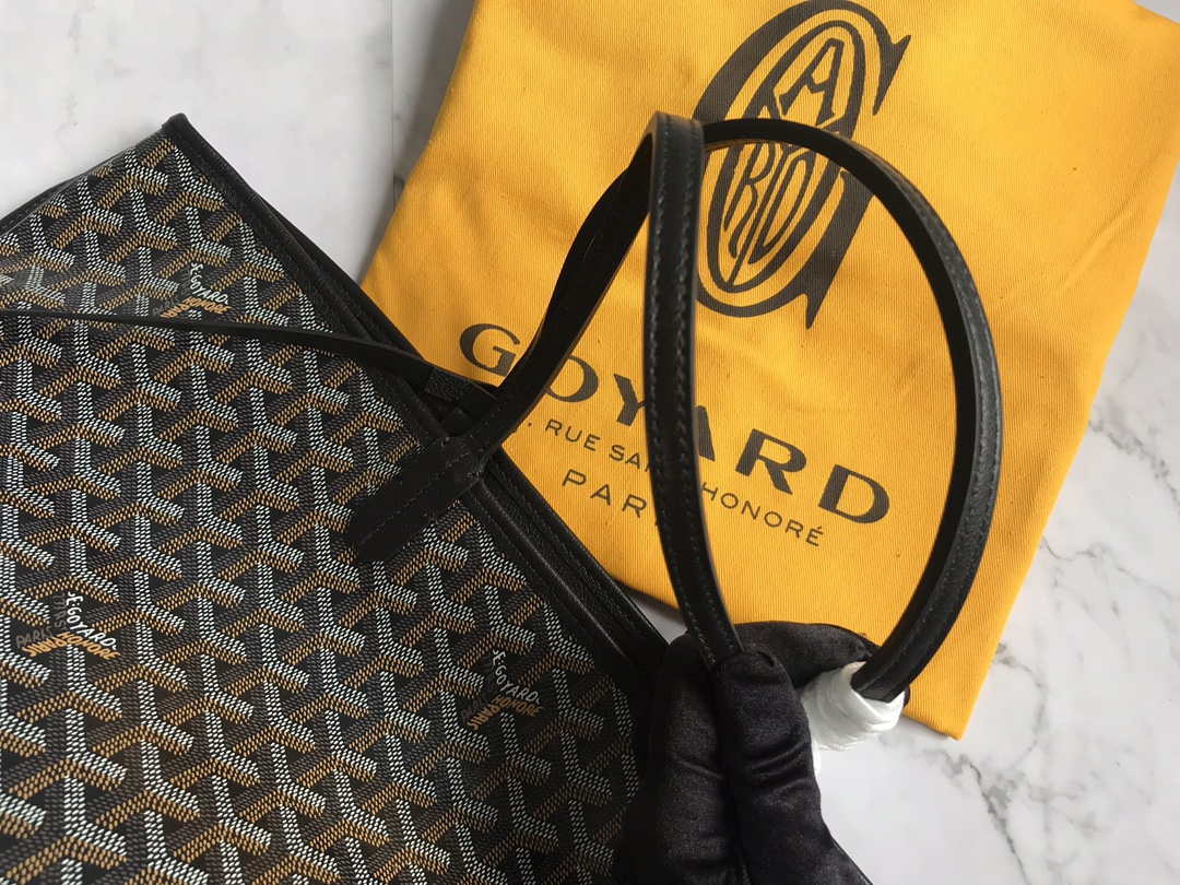 Goyard GMLTY01CL03P Saint Louis GM Bag Brown with Blacck