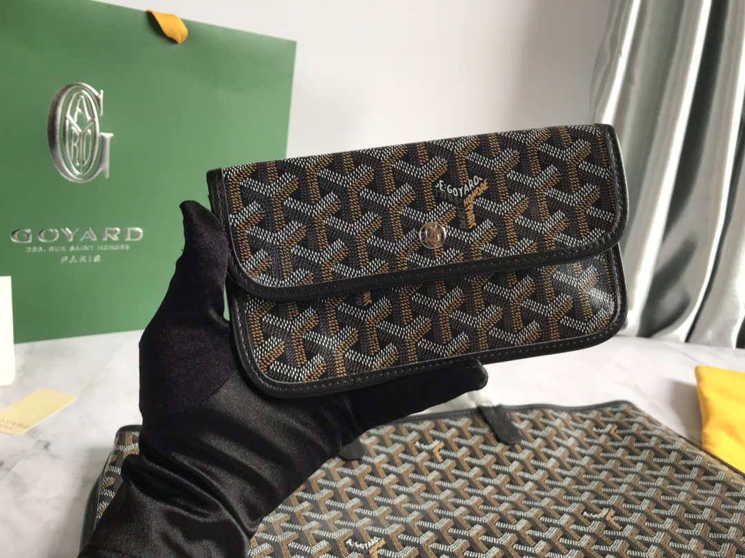 Goyard GMLTY01CL03P Saint Louis GM Bag Brown with Blacck - Default Title - View 7