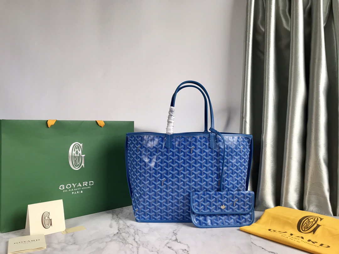 Goyard GMLTY01CL03P Saint Louis GM Bag Blue - Default Title - View 1