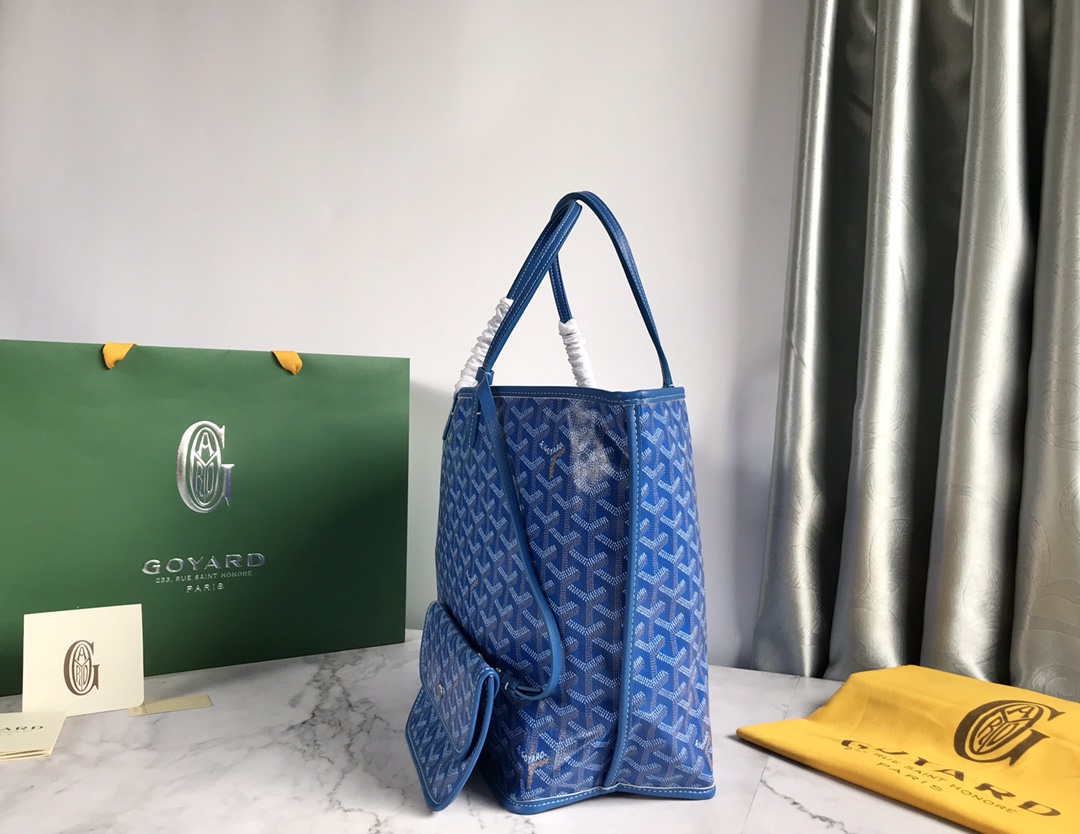 Goyard GMLTY01CL03P Saint Louis GM Bag Blue - Default Title - View 2
