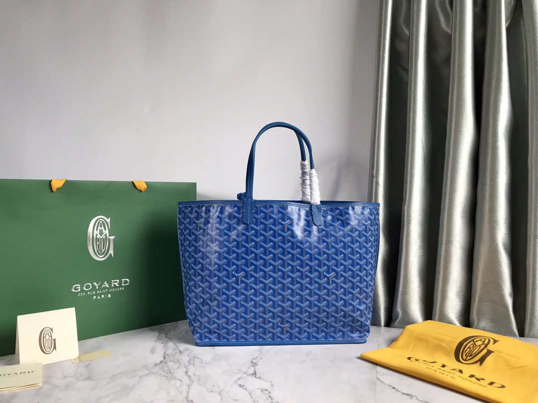 Goyard GMLTY01CL03P Saint Louis GM Bag Blue - Default Title - View 3
