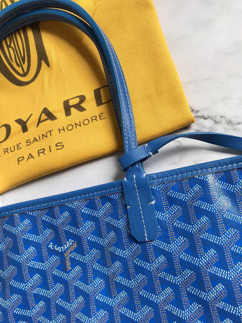 Goyard GMLTY01CL03P Saint Louis GM Bag Blue - Default Title - View 5
