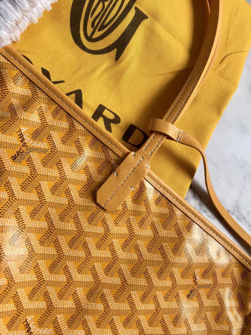 Goyard GMLTY01CL03P Saint Louis GM Bag Yellow - Default Title - View 5
