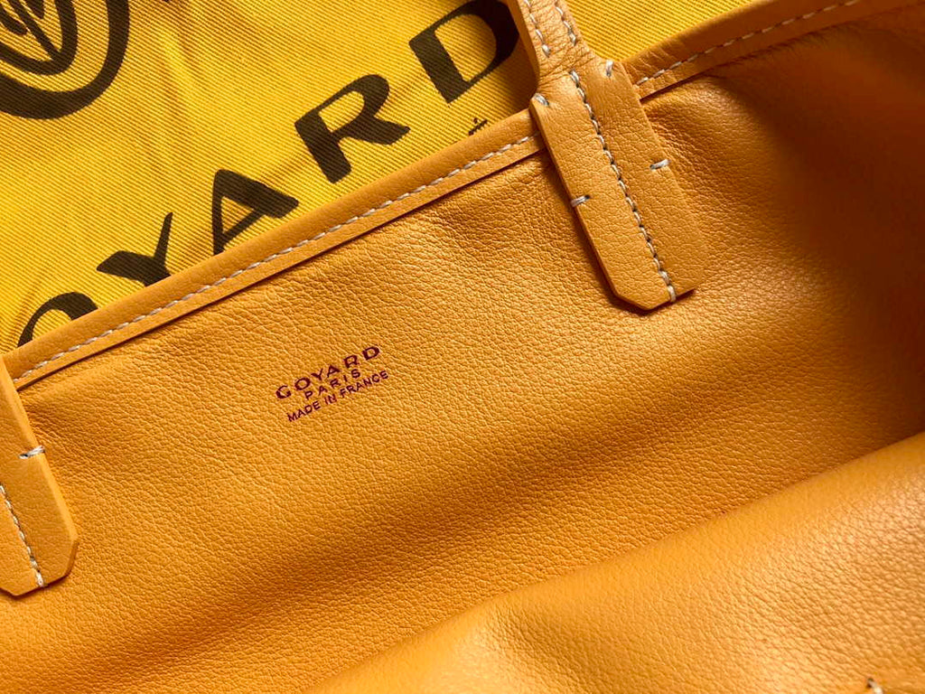 Goyard GMLTY01CL03P Saint Louis GM Bag Yellow