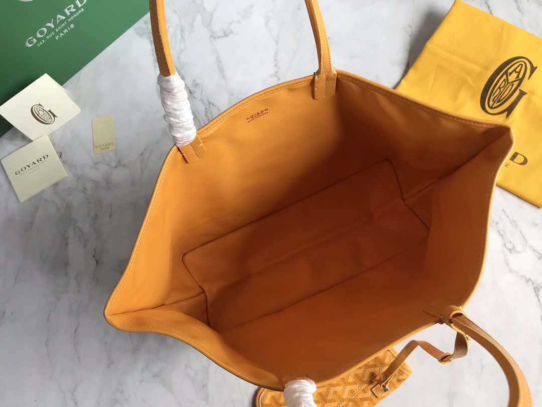 Goyard GMLTY01CL03P Saint Louis GM Bag Yellow - Default Title - View 9
