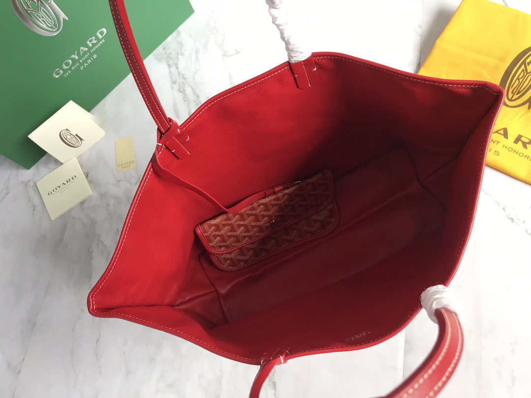 Goyard GMLTY01CL03P Saint Louis GM Bag Red - Default Title - View 9